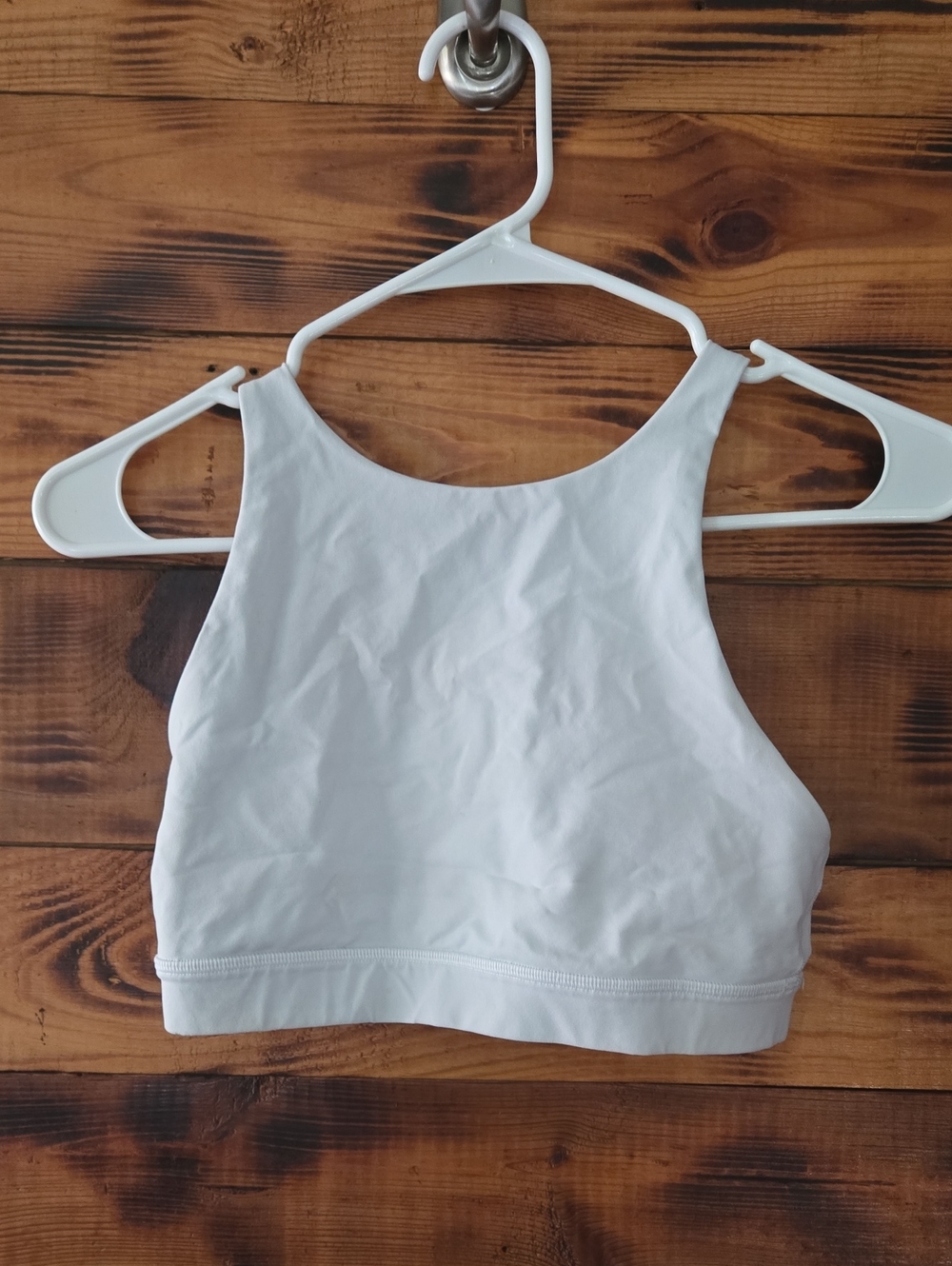 Lululemon High Neck White Bra